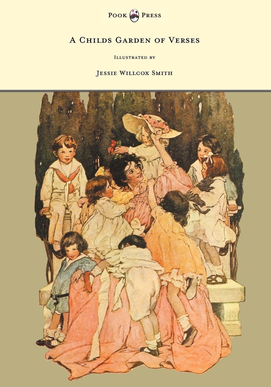A Child's Garden of Verses Illustrated by Jessie Willcox Smith,Used