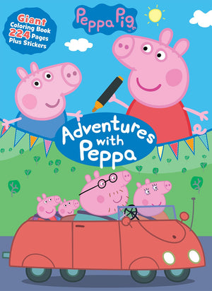 Peppa Pig Adventures with Peppa (Giant Coloring Book),Used