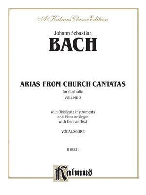 Contralto Arias, Vol 3: 6 Sacred (German Language Edition) (Kalmus Edition, Vol 3) (German Edition),Used