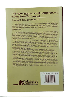 The First Epistle to the Corinthians (The New International Commentary on the New Testament),Used