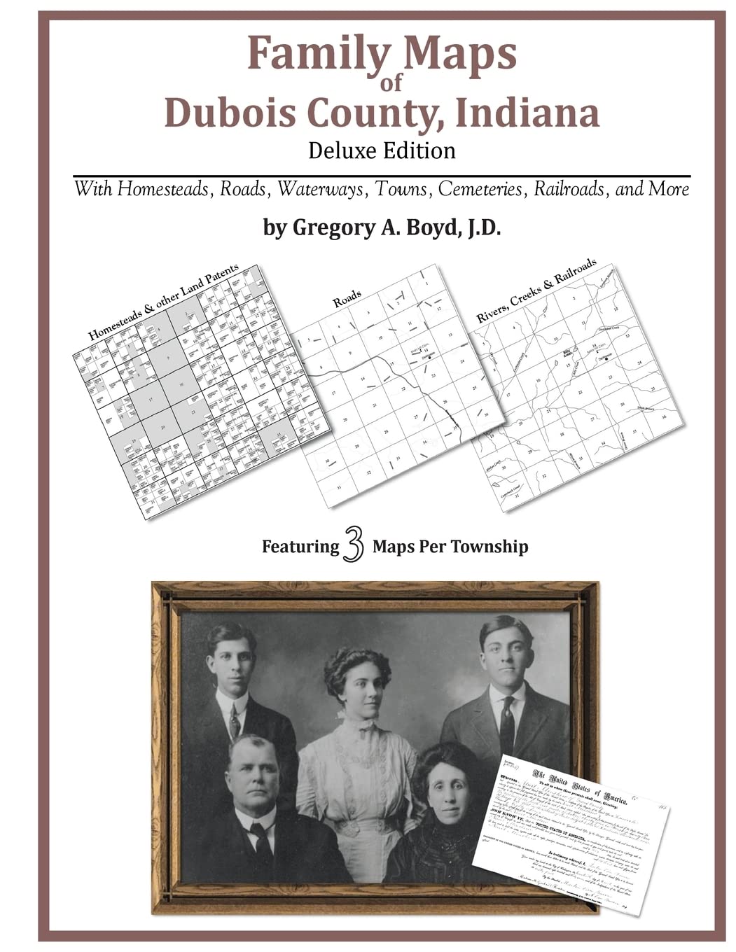 Family Maps of Dubois County, Indiana,Used