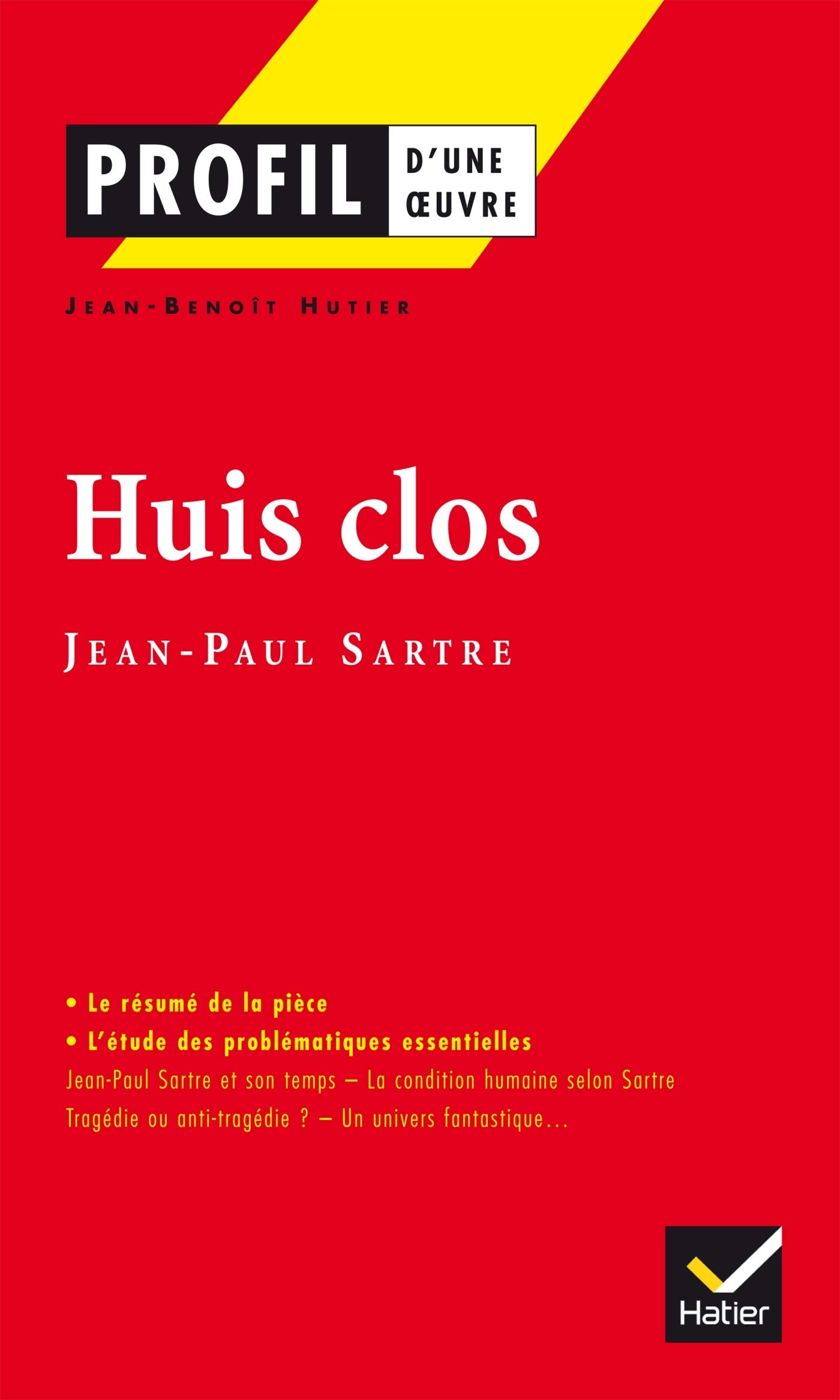 Huis Clos Sarte (Profile Literature),Used