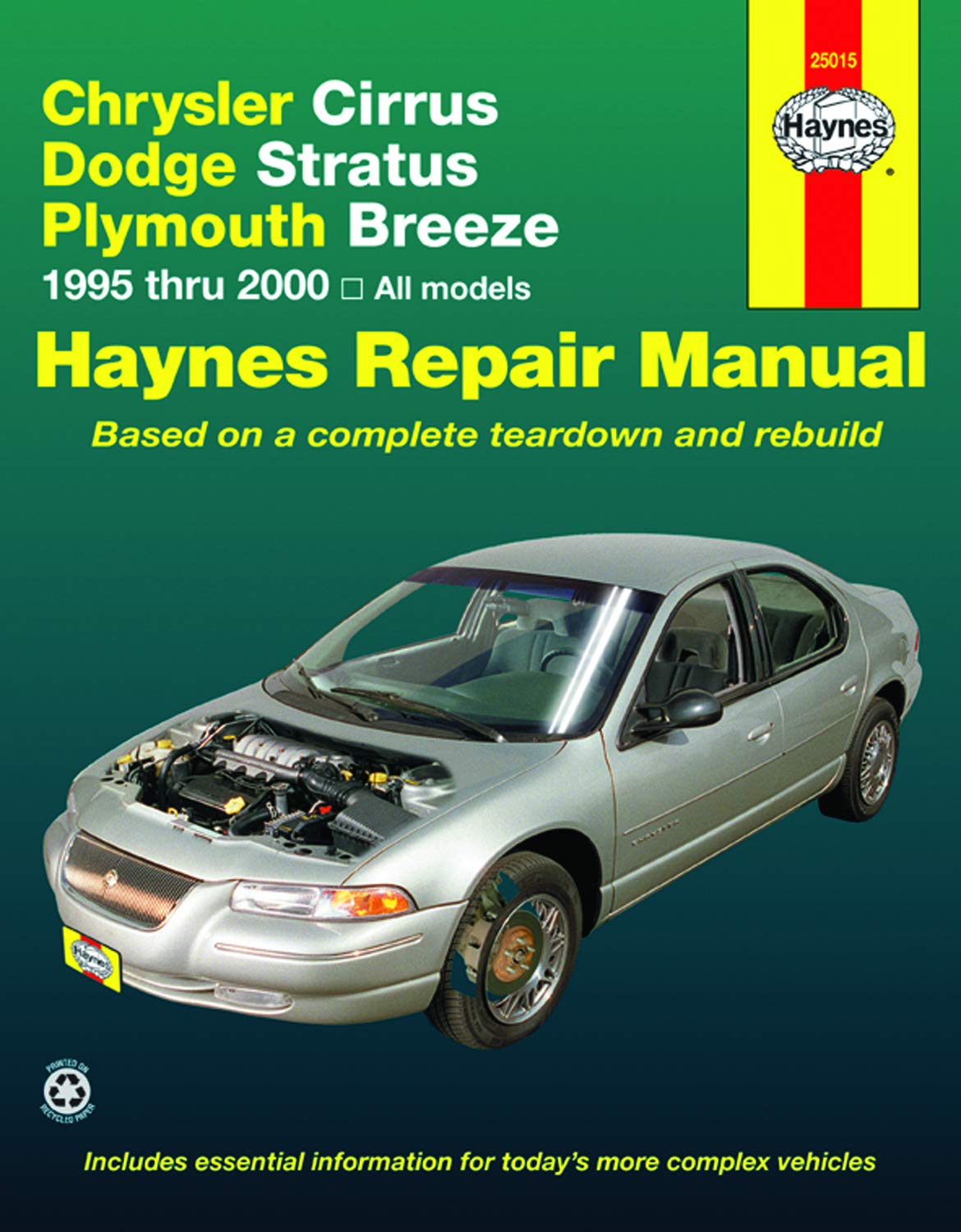 Chrysler Cirrus, Dodge Stratus, Plymouth Breeze (9500) Haynes Repair Manual,Used