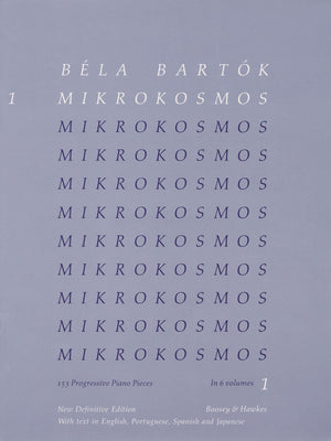 Bla Bartk  Mikrokosmos Volume 1,Used
