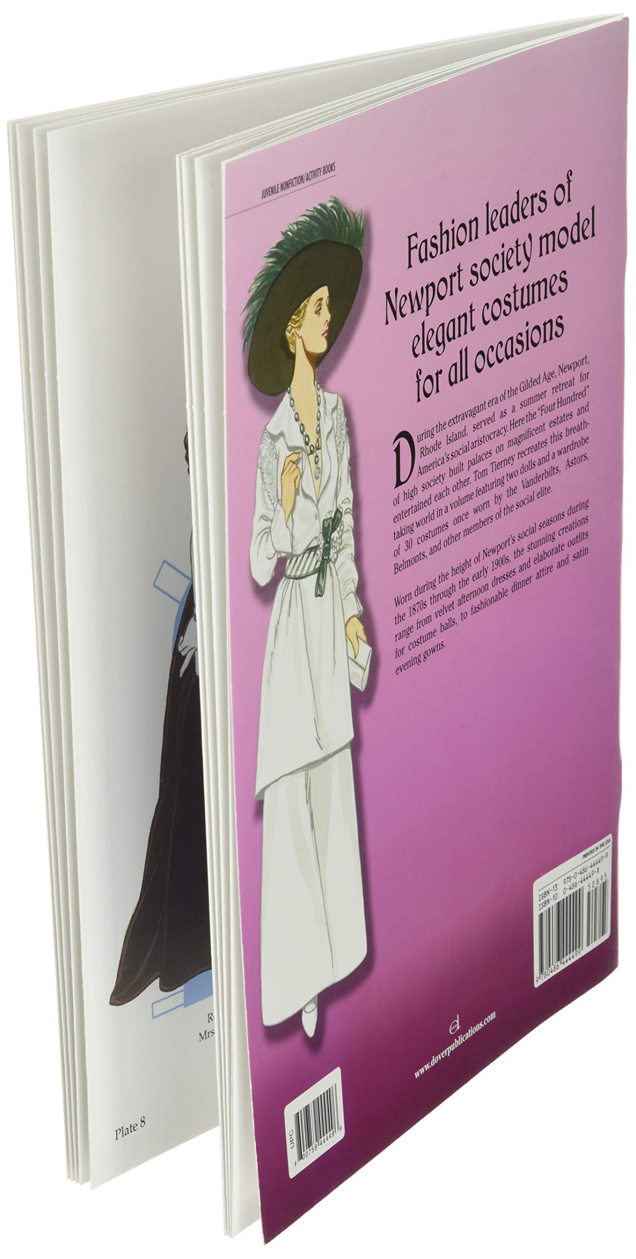 Newport Fashions of the Gilded Age Paper Dolls (Dover Victorian Paper Dolls),Used