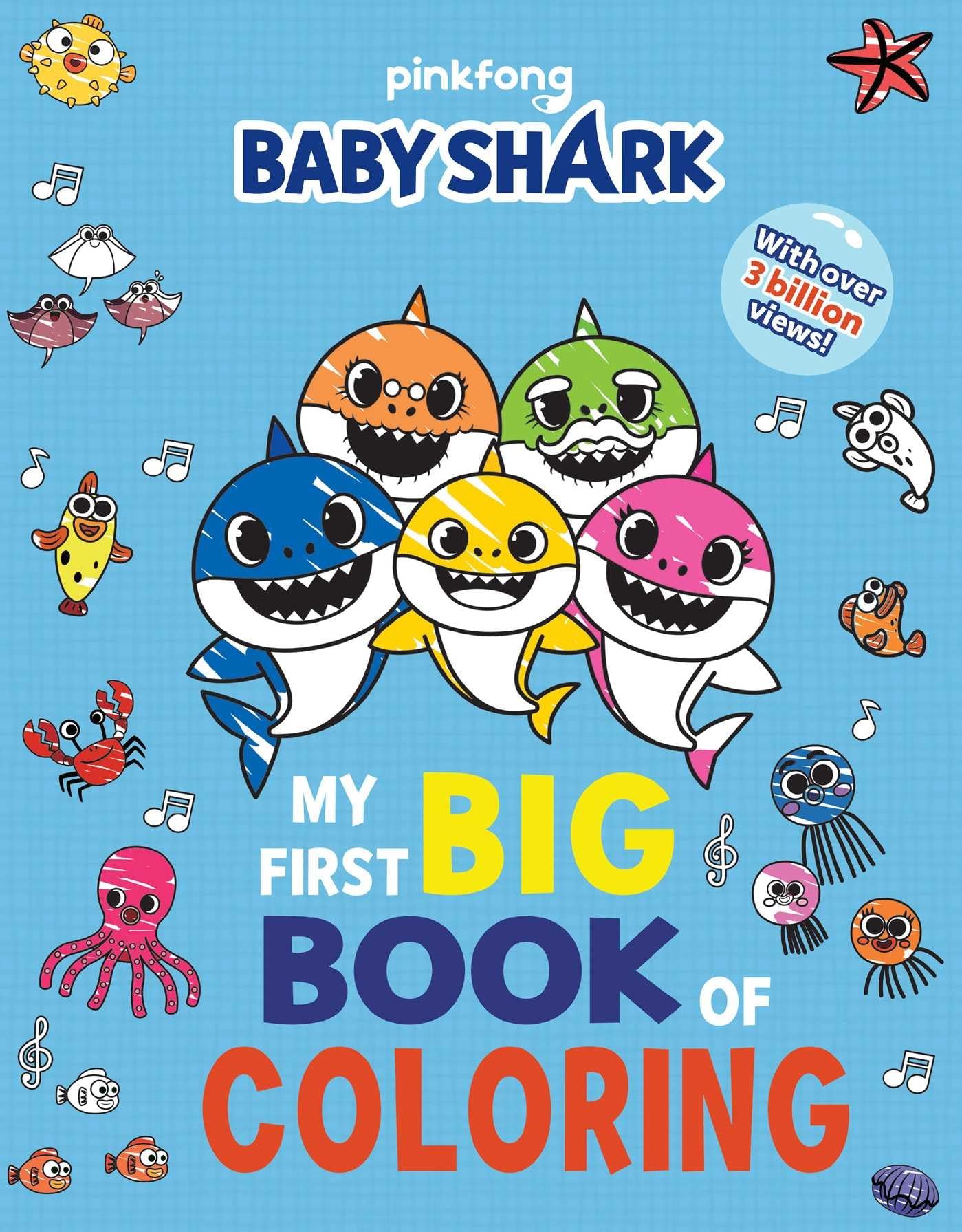 Baby Shark: My First Big Book of Coloring,Used