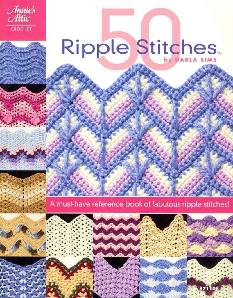 50 Ripple Stitches (Annie's Attic: Crochet),Used