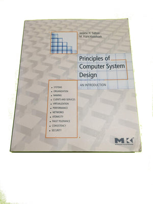 Principles of Computer System Design: An Introduction,Used
