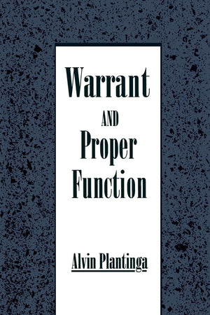 Warrant And Proper Function