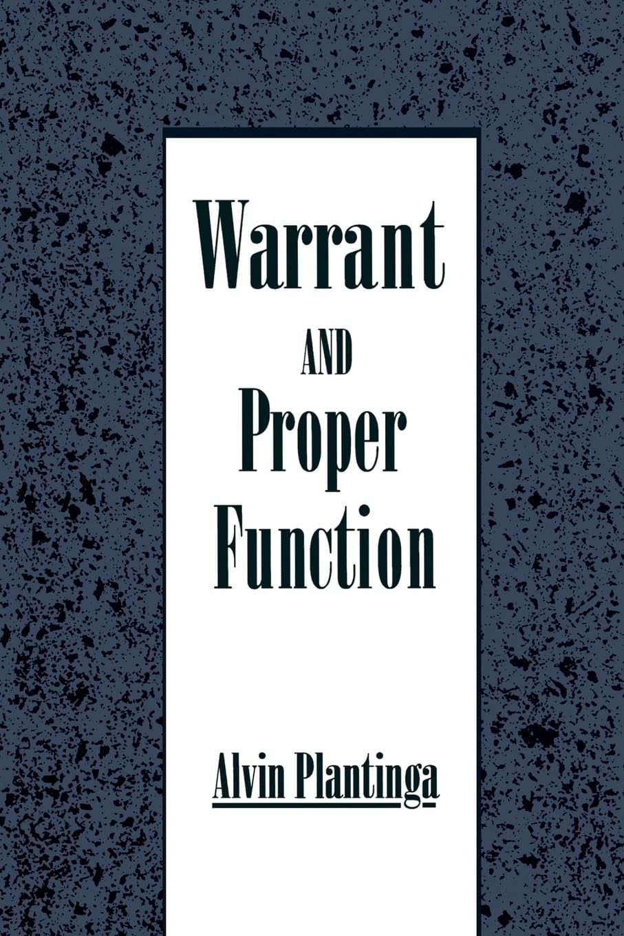 Warrant And Proper Function