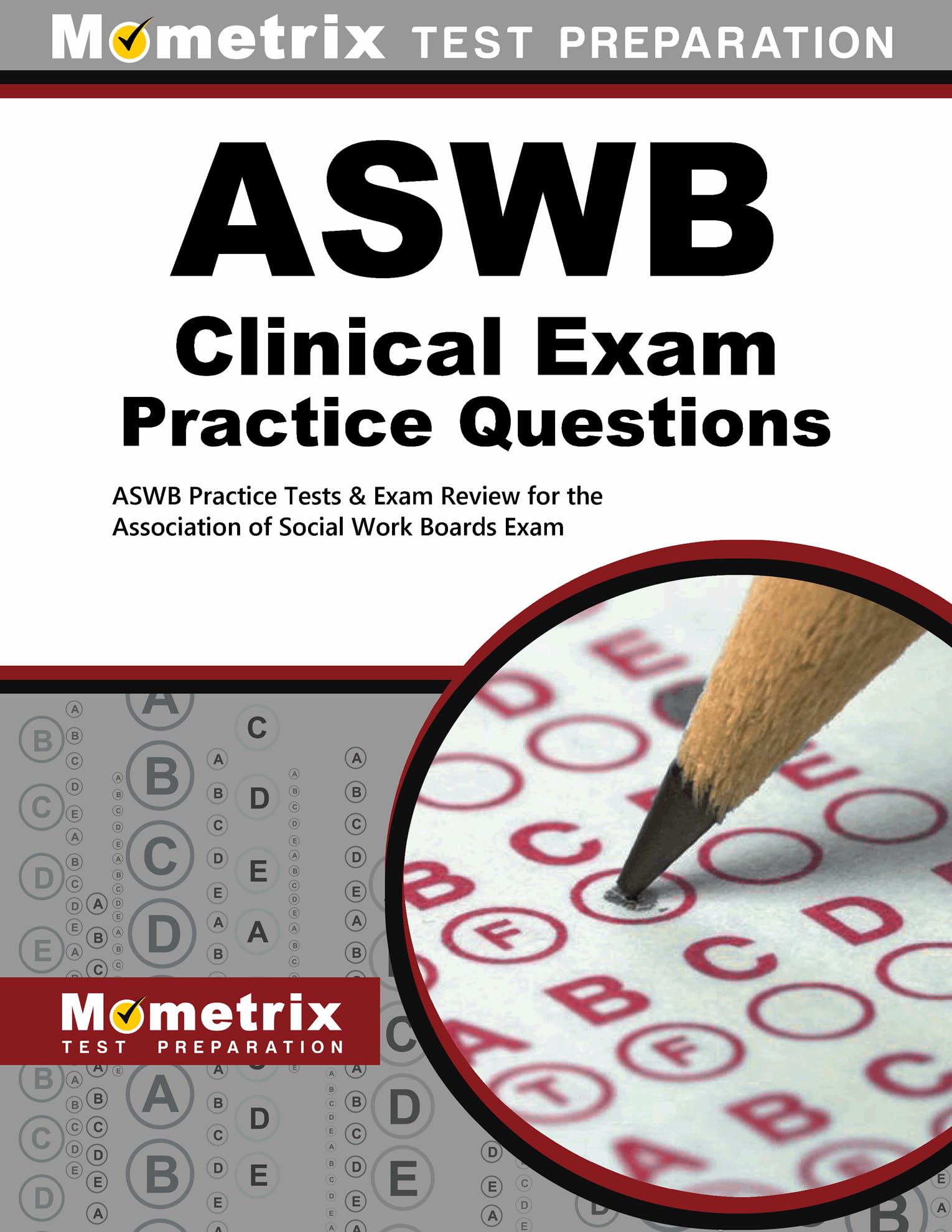 ASWB Clinical Exam Practice Questions: ASWB Practice Tests & Review for the Association of Social Work Boards Exam,Used
