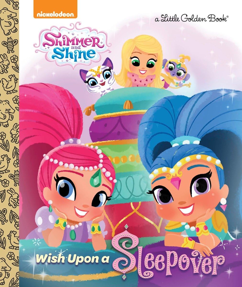 Wish Upon a Sleepover (Shimmer and Shine) (Little Golden Book),Used