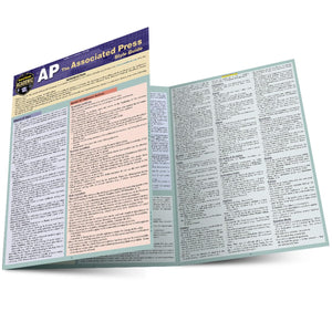 AP  Associated Press Style Guide QuickStudy Laminated Reference (QuickStudy Academic),New