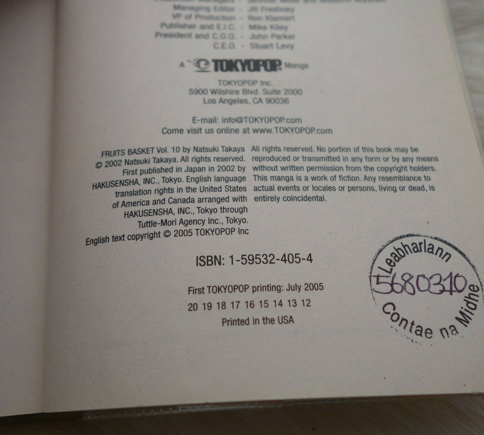 Fruits Basket, Vol. 10,Used
