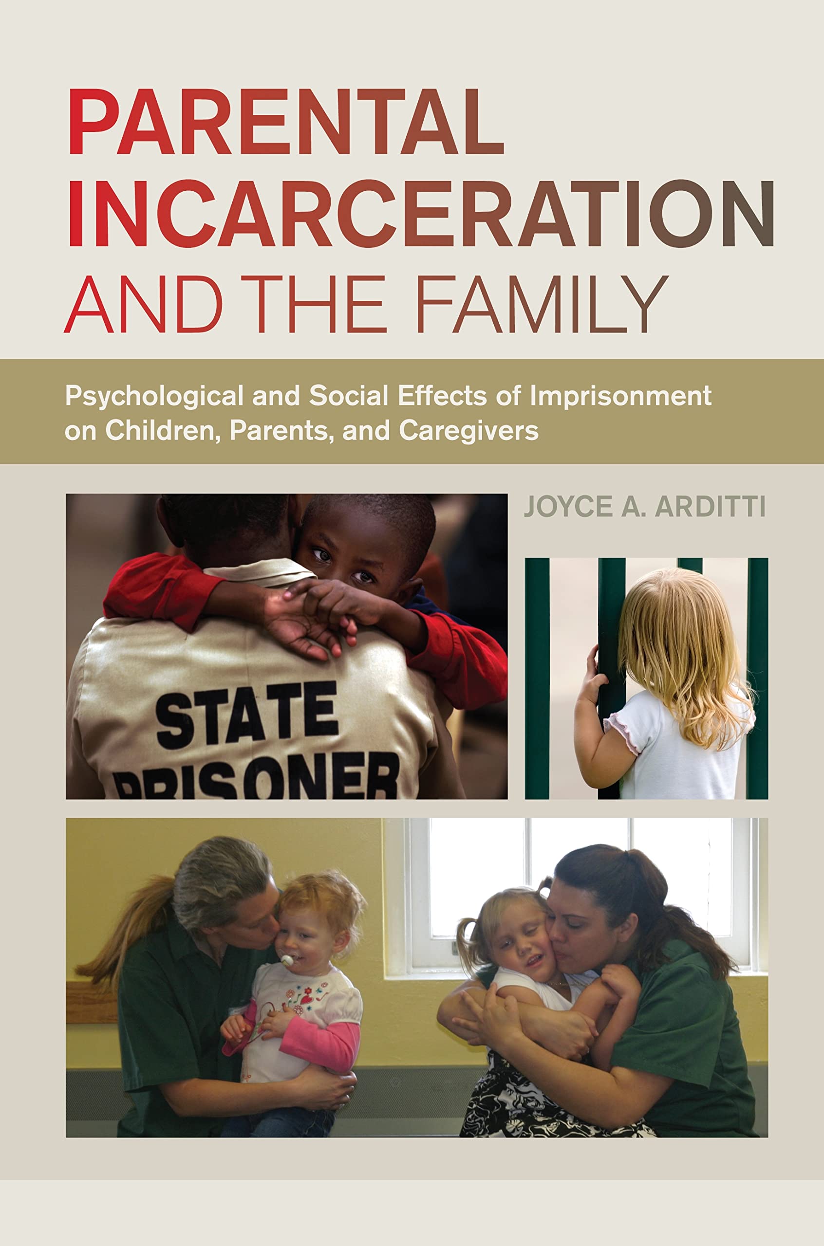 Parental Incarceration And The Family: Psychological And Social Effects Of Imprisonment On Children, Parents, And Caregivers,Used