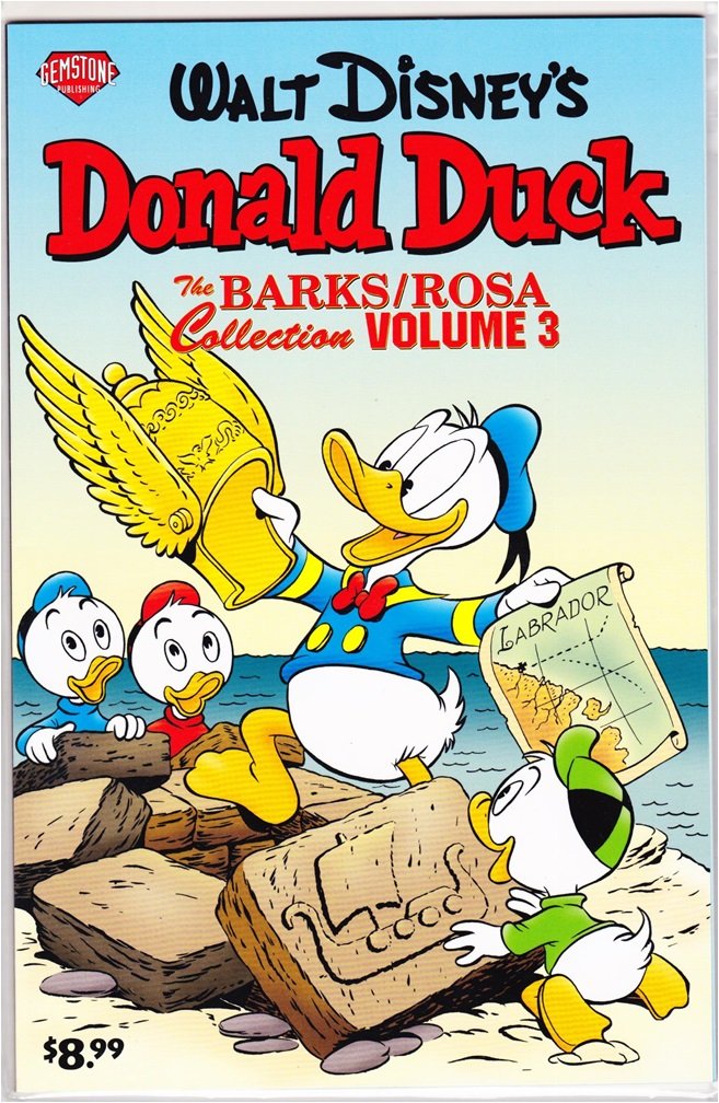 Donald Duck Adventures, Barks/Rosa Collection, Vol. 3: The Golden Helmet/The Lost Charts of Columbus,Used