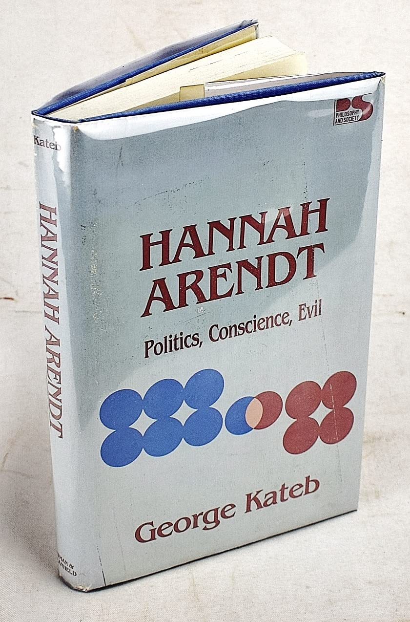 Hannah Arendt, politics, conscience, evil (Philosophy and society),Used