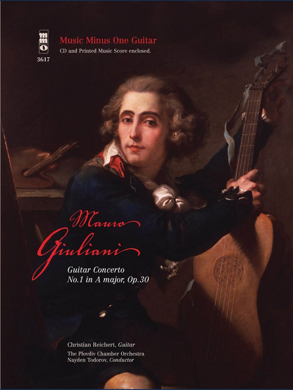 Giuliani  Guitar Concerto No. 1 in A Major, Op. 30 Book/Online Audio (Music Minus One (Numbered)),Used