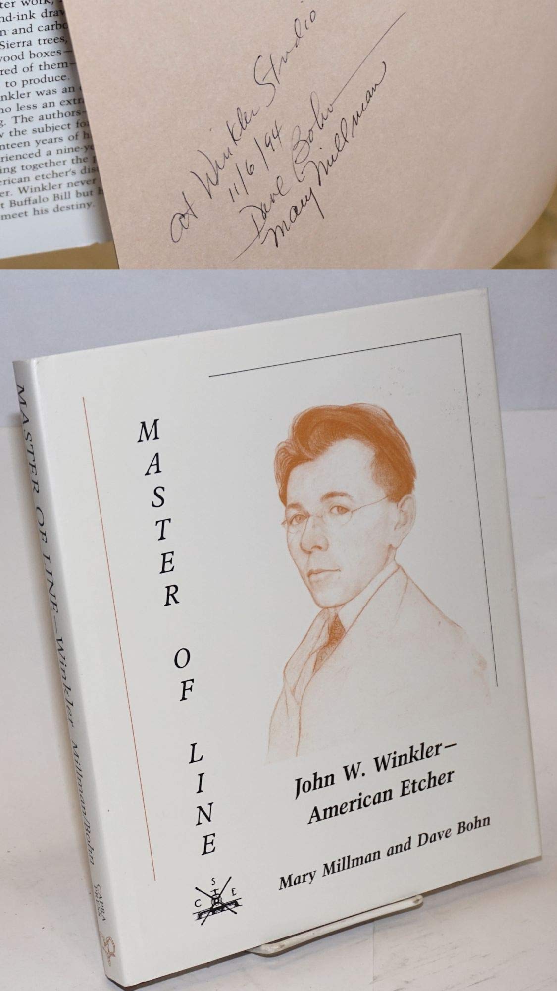 Master Of Line: John W. Winkleramerican Etcher-used