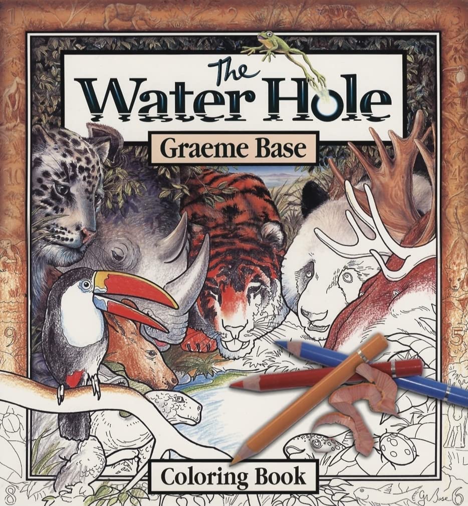 The Water Hole Coloring Book,Used