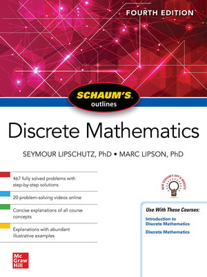 Schaum'S Outline Of Discrete Mathematics, Fourth Edition (Schaum'S Outlines),Used