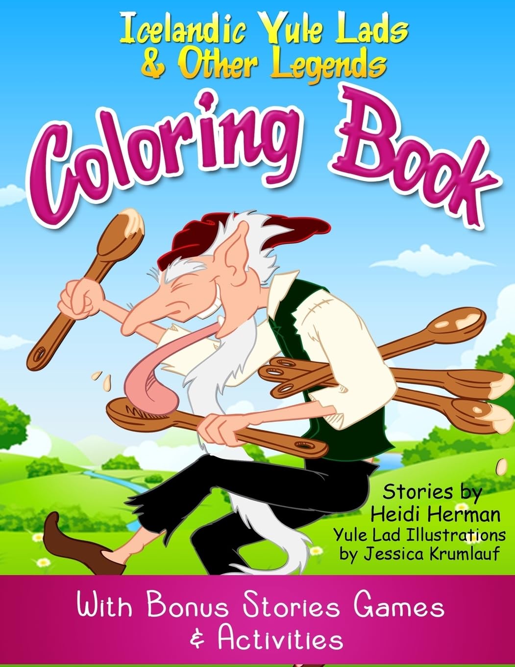 Yule Lads & Other Legends Coloring Book: Icelandic Legends Activity Book,Used