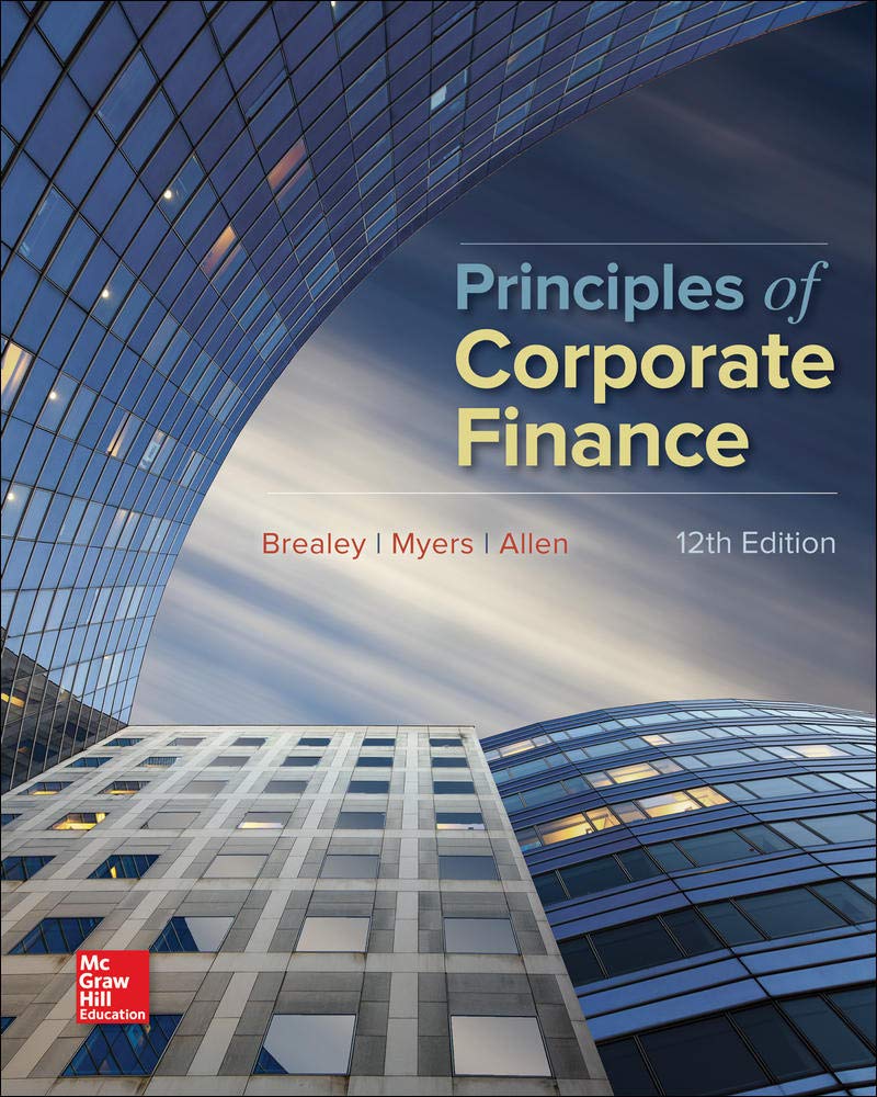Principles of Corporate Finance (Mcgrawhill/Irwin Series in Finance, Insurance, and Real Estate),Used