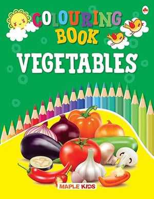 Colouring Book - Vegetables - Crayons Colour - Colouring Activity Book - Gift To Children For Painting, Drawing And Colouring - Age 2+ - Activity Colouring Book For Children
