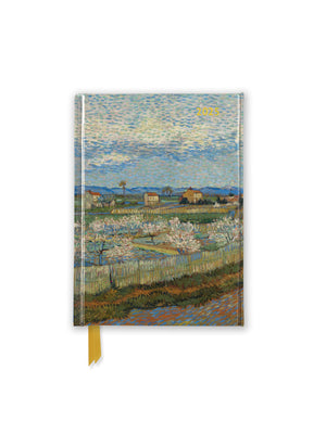 The Courtauld: Peach Trees in Blossom 2025 Luxury Pocket Diary Planner  Week to View,New