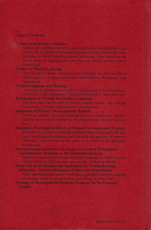 The Neuropsychopathology of Written Language,Used