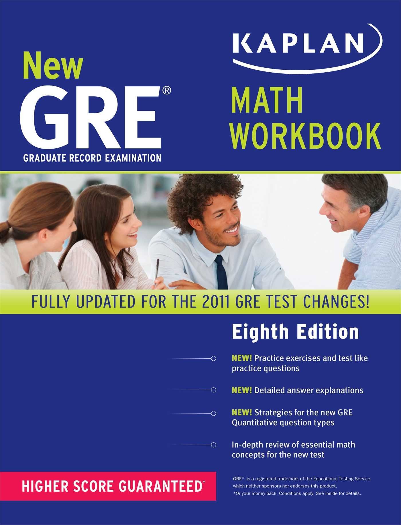 New GRE Math Workbook (Kaplan GRE),Used
