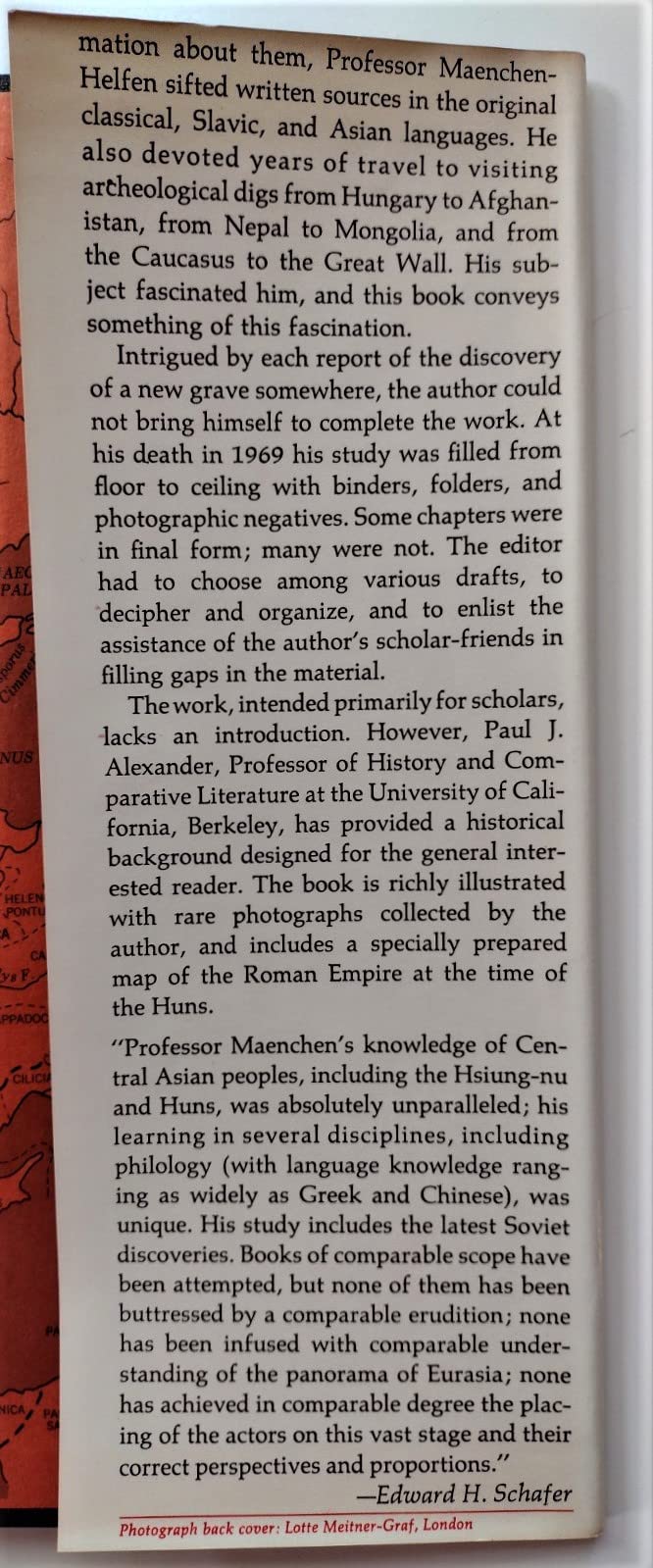 The World of the Huns: Studies in Their History and Culture,New