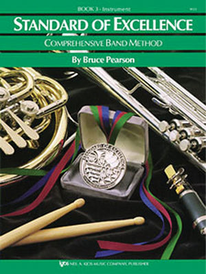 W23CLB  Standard of Excellence Book 3  Bass Clarinet (Comprehensive Band Method),Used