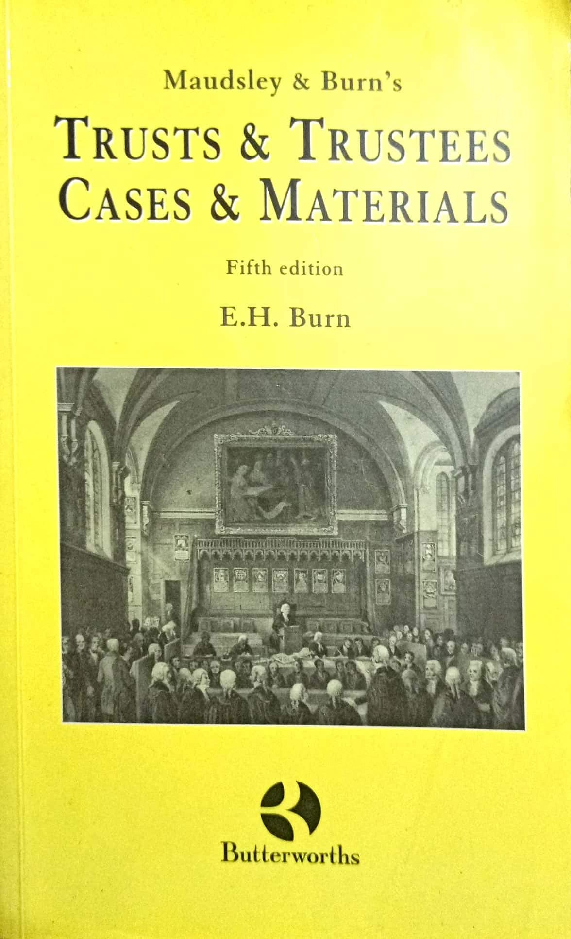 Maudsley & Burn's Trusts & Trustees: Cases and Materials,Used