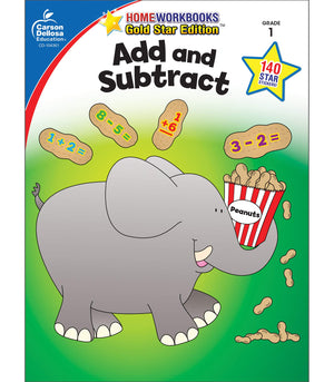 Add and Subtract, Grade 1 (Home Workbooks),Used