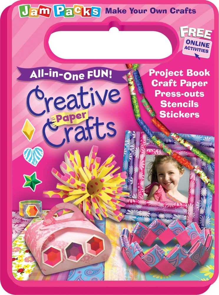 Creative Paper Crafts: Project Book with Fabulous Craft Paper (Jam Packs, AllinOneFun),Used