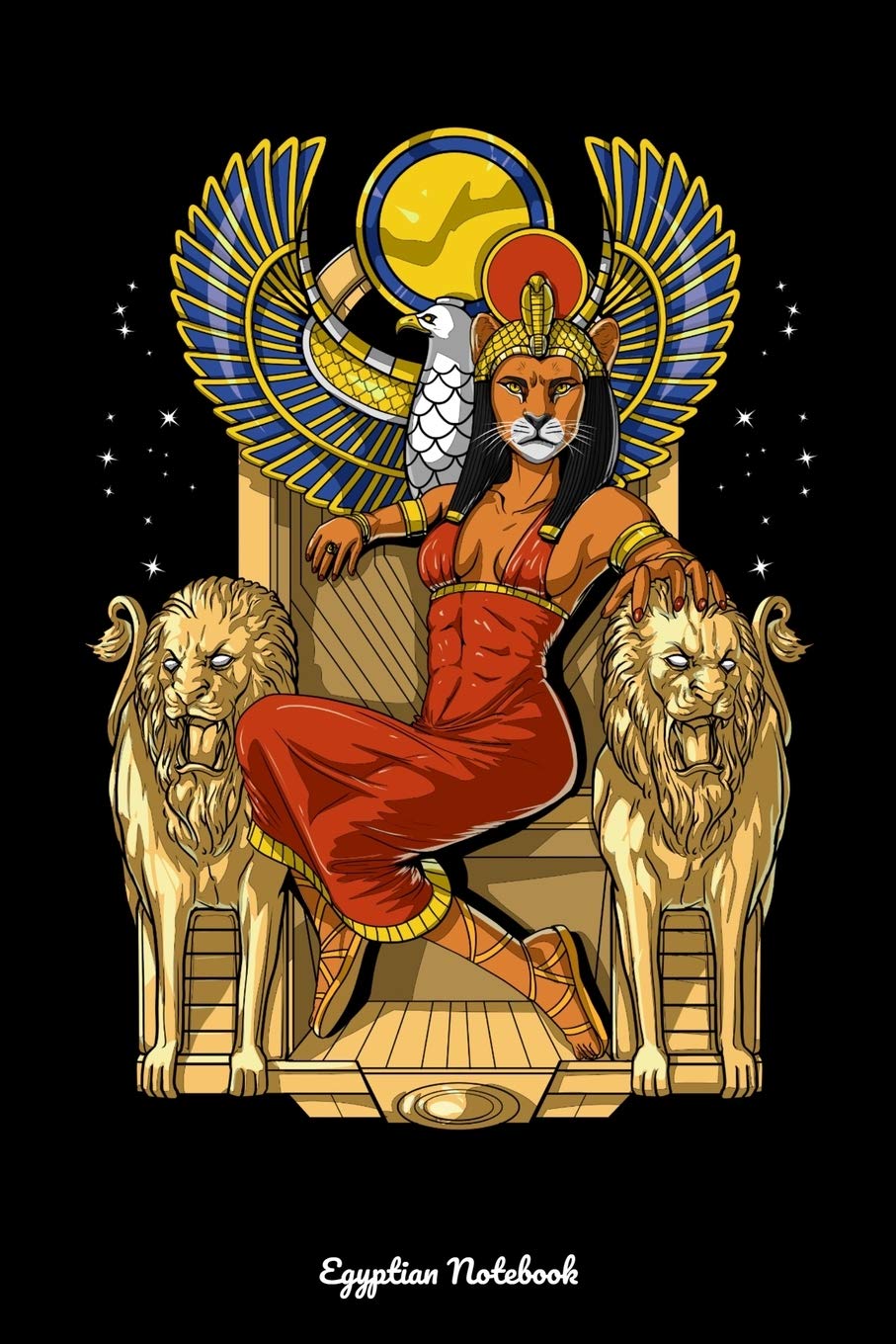Egyptian Notebook: Egyptian Goddess Sekhmet Notebook,New