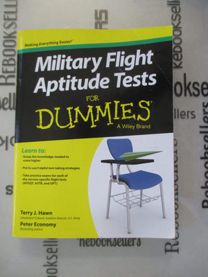 Military Flight Aptitude Tests For Dummies,Used