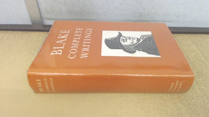 Blake: Complete Writings with Variant Reading,Used