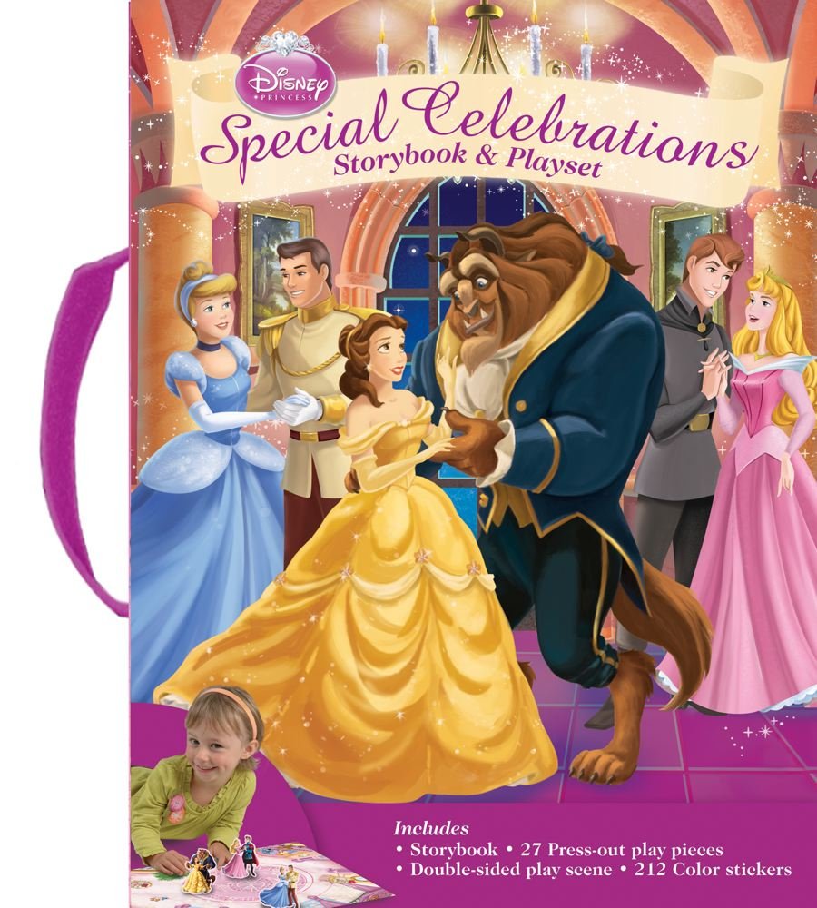 Disney Princess Special Celebrations: Storybook and Playset,Used