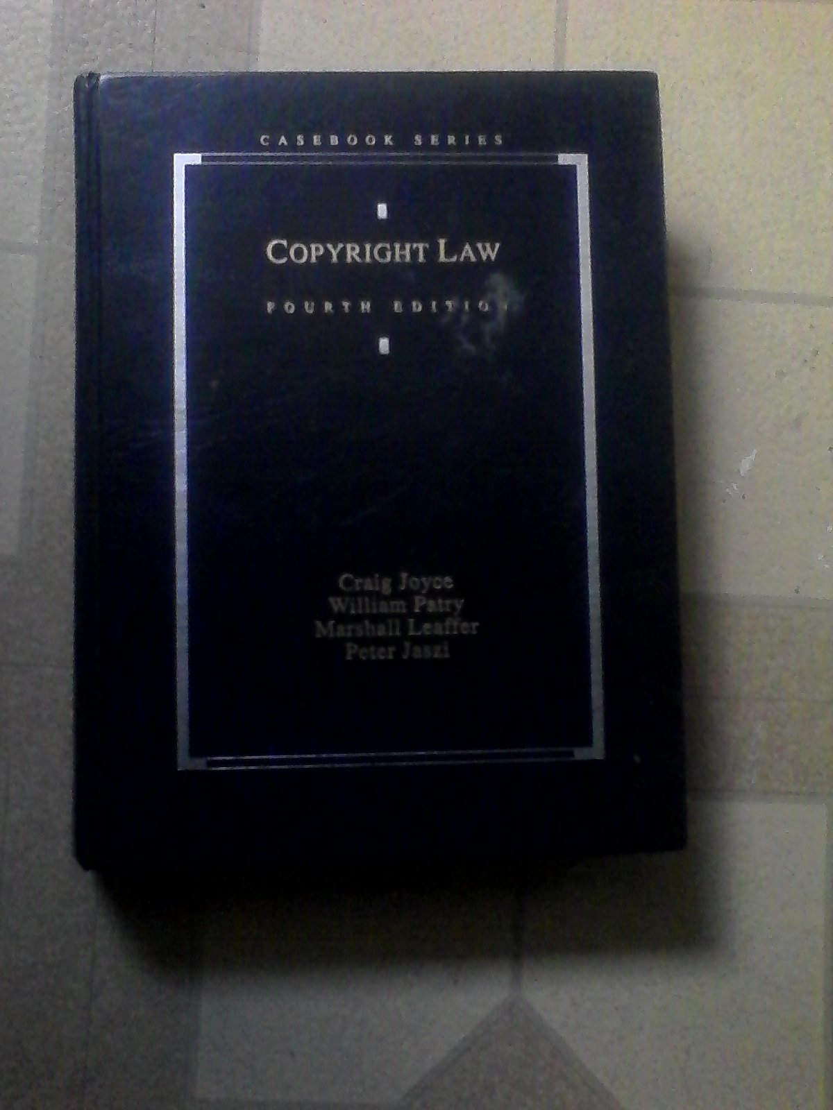 Copyright Law (Casebook Series),Used