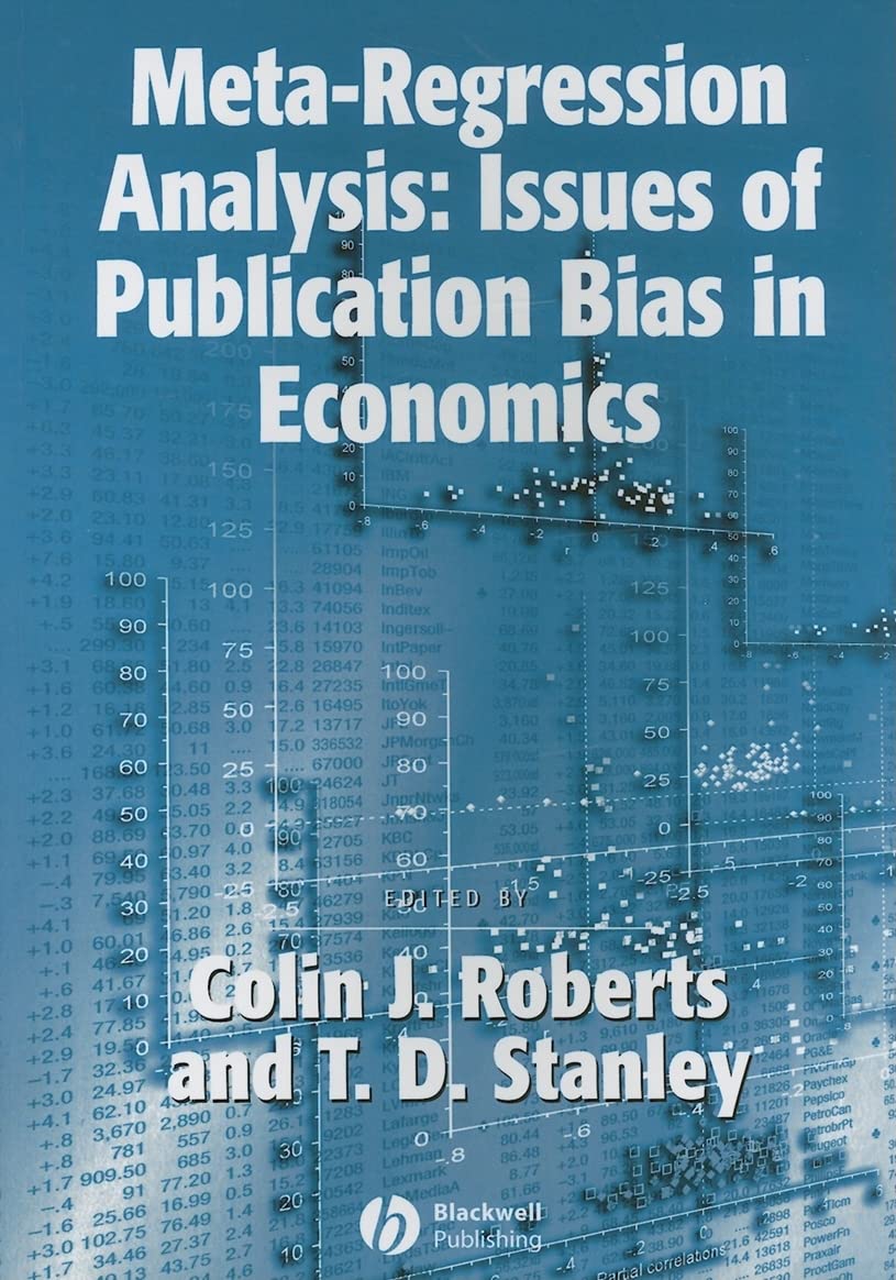 MetaRegression Analysis: Issues of Publication Bias in Economics,Used