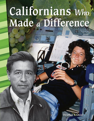 Californians Who Made a Difference  Social Studies Book for Kids  Great for School Projects and Book Reports (Social Studies: ,Used
