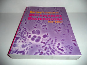 Bergey's Manual of Determinative Bacteriology,Used