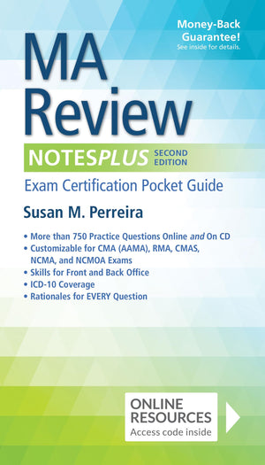MA Review NotesPlus: Exam Certification Pocket Guide,New