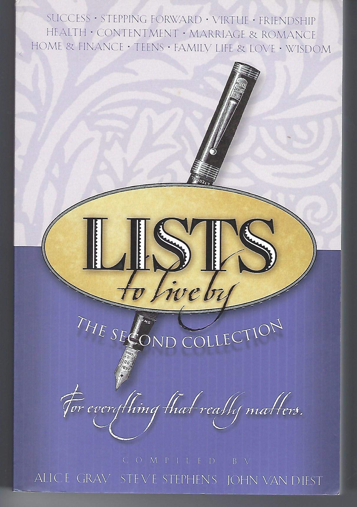 Lists to Live By: The Second Collection: For Everything That Really Matters