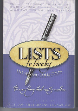 Lists to Live By: The Second Collection: For Everything That Really Matters