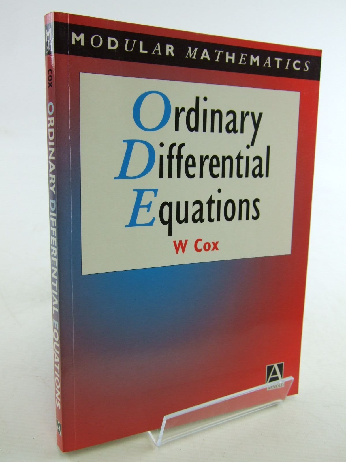 Ordinary Differential Equations (Modular Mathematics Series),Used
