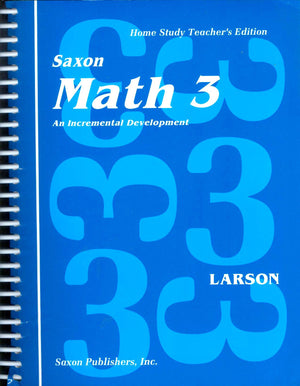 Saxon Math 3: An Incremental Development, Teacher's Edition,Used
