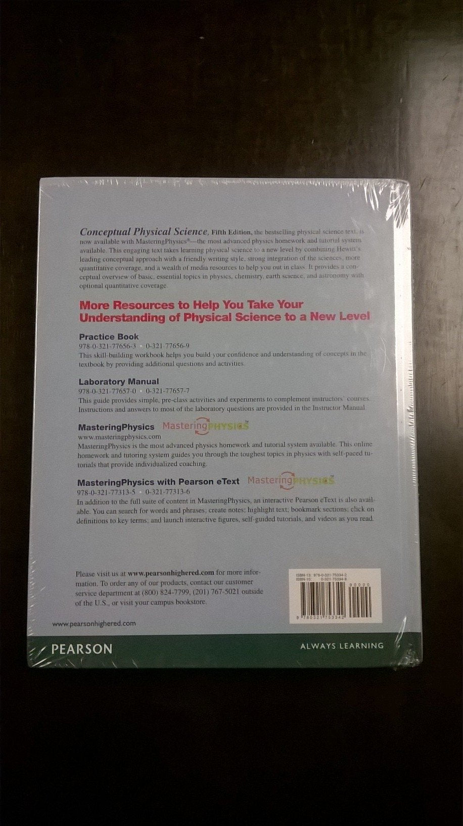 Conceptual Physical Science (5th Edition),Used